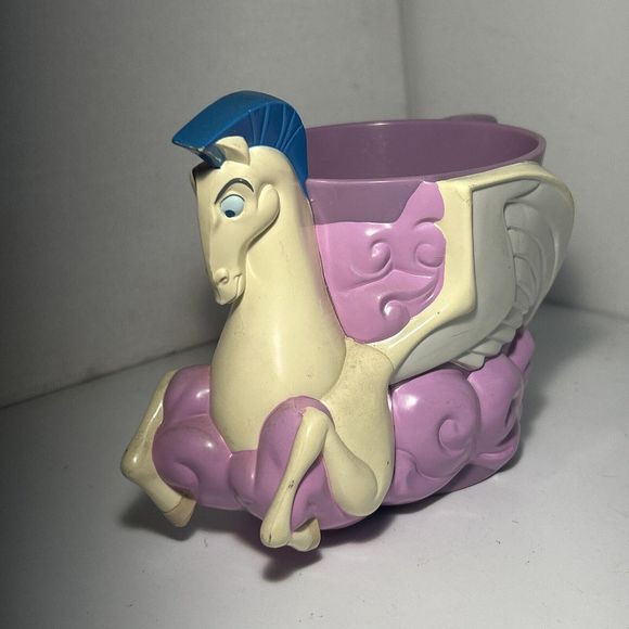 Rare Disney Hercules Mug Pegasus Coffee Cup 1997 Vintage Collectible Disneyland - Picture 3 of 16